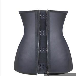 Burvogue Latex Waist Trainer Underbust Corset  size Xl color black Never used